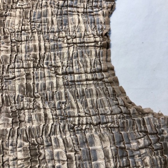 Annie Alexander Ladies crinkle stretch sleeveless Shirt Large - Picture 2 of 7